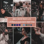 Luminous Elegance Deep Pink Presets Collection